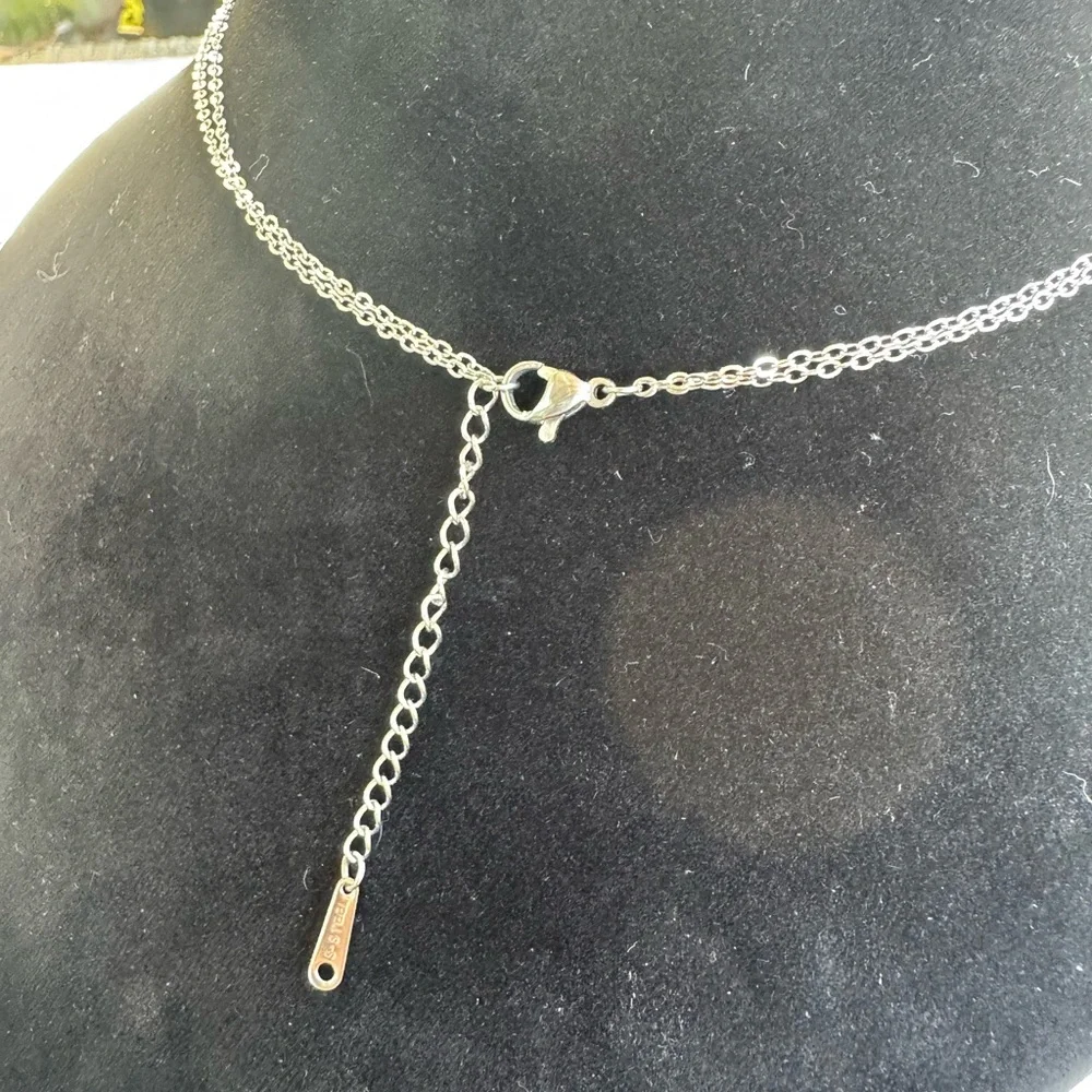 ‼️FINAL SALE ‼️Adjustable Stainless Steel Layered Necklace - Picture 5 of 5